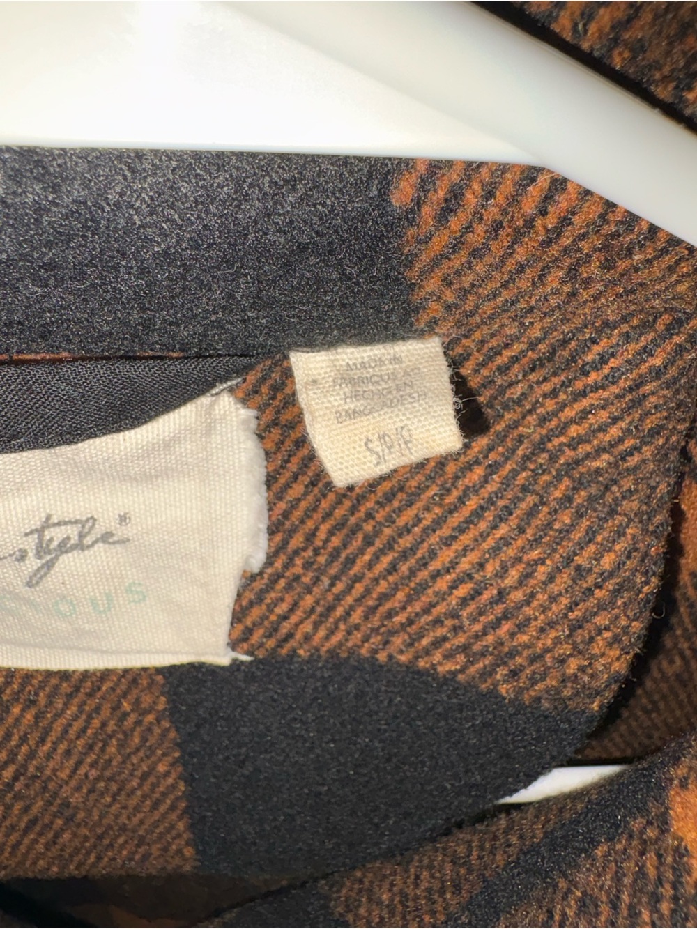 RD Style Black and Brown Plaid Button Shirt Jacket - Picture 3 of 16